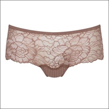 Triumph majtki koronkowe brązowe cynamonowe Peony Florale Hipster r. 36