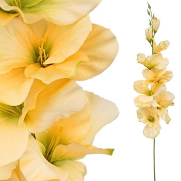 SZTUCZNY KWIAT MIECZYK 61 cm DEKORACJA POJEDYNCZY PIK OZDOBA STROIK FLORET