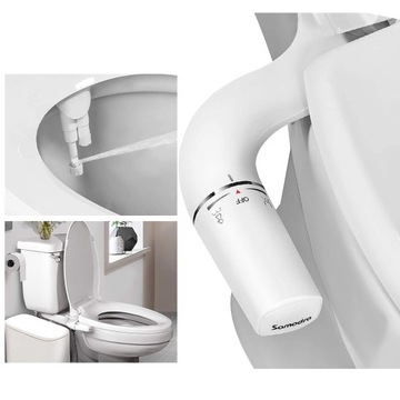 BIDET BIDETOWA DO WC TOALETY NAKŁADKA MYJĄCA BIDET DYSZA