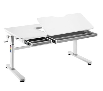 РЕГУЛИРУЕМЫЙ МОЛОДЕЖНЫЙ СТОЛ IRIS GREY Fun Desk