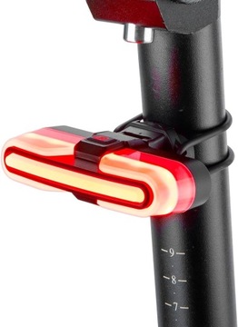 ROCKBROS Tylna Lampka , Ładowana na USB, 5 Trybów Oświetlenia