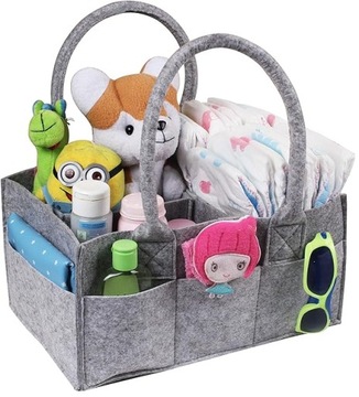 Органайзер для подгузников, мамина сумка, фетровая сумка.