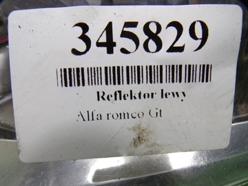 ALFA ROMEO GT SVĚTLOMET LEVÝ PŘEDNÍ SVĚTLO