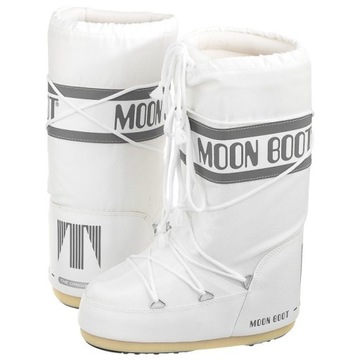 Buty Damskie Śniegowce Moon Boot Icon Nylon Białe