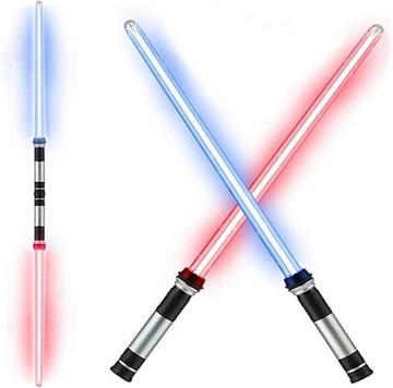 2 X MIECZ ŚWIETLNY ŚWIETLNY LIGHTSABER, 7 KOLORÓW MIECZ LASEROWY PREZENT