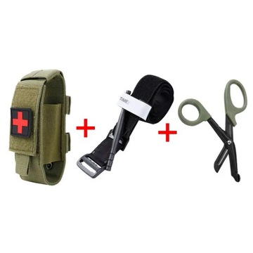 Tactical Military First Aid Kit Tourniquet Molle Survival Set Pouch