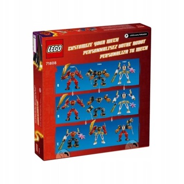 LEGO NINJAGO — Огненный робот-механик Кая № 71808