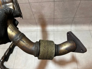 MERCEDES OM642 ВЫПУСКНОЙ ПАТРУБОК ОРИГИНАЛ ЗДОРОВЫЙ