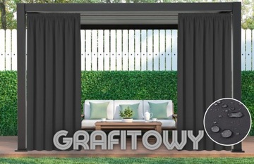 ВОДОНЕПРОНИЦАЕМАЯ ЗАНАВЕСА 155x220 НАРУЖНАЯ САДОВАЯ ЗАНАВЕСА ДЛЯ ТЕРРАСЫ-БЕСЕДКИ