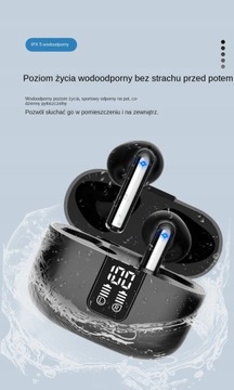 Спортивные Bluetooth-наушники с шумоподавлением, белые