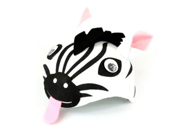 Czapka Zebra strój Przebranie Karnawał