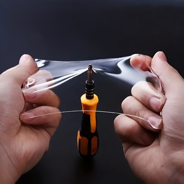 ПРОЧНАЯ ЗАЩИТНАЯ ЛЕНТА для порогов автомобиля БЕСЦВЕТНАЯ ФОЛЬГА 7см х 3м.