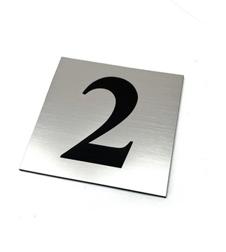 Номер двери, табличка, номер - 12 х 12 см.