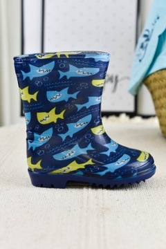 Детские дождевики Sharks темно-синие (29)