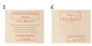 Благодарственная открытка крестным родителям за причастие