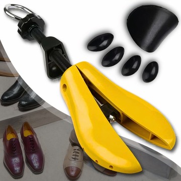 Растягивающиеся регулируемые подставки для обуви 39–43 пары + накладки