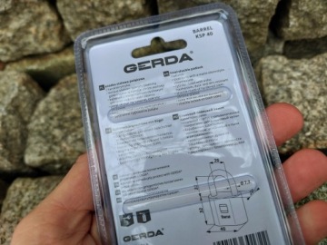 НАВЕСНОЙ ЗАМОК GERDA KSP 40MM ДЛЯ ШКАФА ДЛЯ ЗАЛА С 3 КЛЮЧАМИ