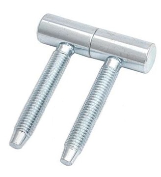 ZAWIAS WKRĘCANY CZOPOWY DWUSKRZYDŁOWY OKIENNY 50MM