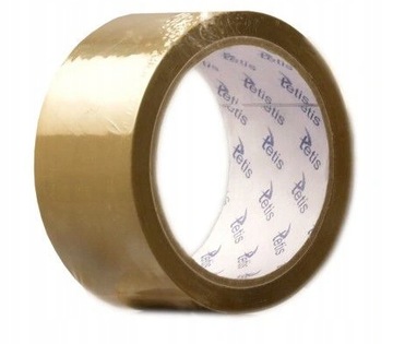 Taśma pakowa Tetis brązowa szer. 48 mm dł. 50 m 1 szt.