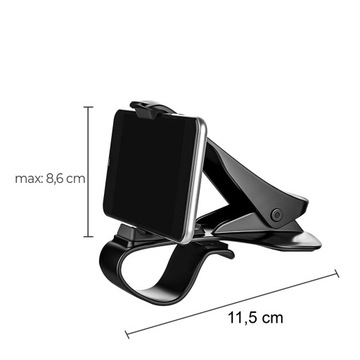 UCHWYT SAMOCHODOWY NA TELEFON KOKPIT DESKE Z KLIPS