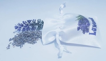 Сумка для гостей на свадьбу, цветы лаванды, розовый, 8х10