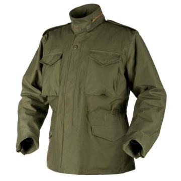 M65 HELIKON NyCo Сатиновая куртка в стиле милитари для военного полигона Оливковый XXL