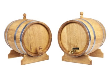 Дубовая бочка 20л для виски, самогона, вина, ликеров (с сертификатом ПЖ)