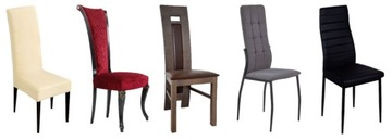 ЧЕХОЛ НА СТУЛ С ВЫСОКОЙ СПИНКОЙ, ЧЕРНЫЙ ВЕЛЮР, УНИВЕРСАЛЬНЫЙ, ТОЛСТЫЙ ПРЕМИУМ