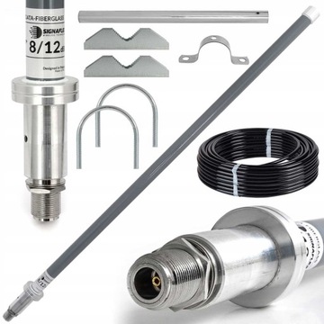 MORSKA ANTENA DOOKÓLNA GSM 3G 4GLTE IP 8/12dBi 10m