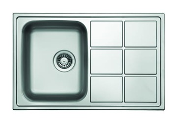 ZLEW STALOWY BERG RILL 1,0 OC LEN AUTOMAT 0,8 MM