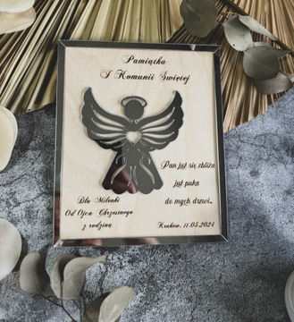 Сувенир первого СВЯТОГО ПРИЧАСТИЯ от БОЖНОЙ МАТЕРИ на крещение, свадьбу, ПОДАРОК.