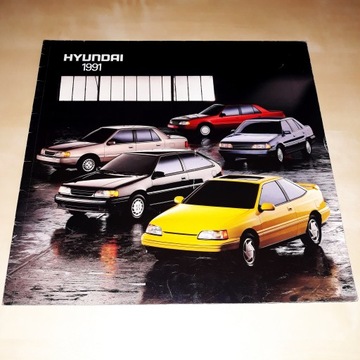 Hyundai Scoupe, Sonata, Excel 1991