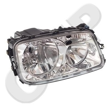 Reflektor PRZEDNI PRAWY MERCEDES ACTROS MP3 HOM E4