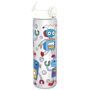 ION8 - bidon, butelka dla dzieci, 500 ml - ROBOTS roboty biały