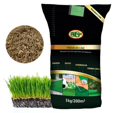 TRAWA Parkowa Cieniolubna Premium Uniwersalna 5kg