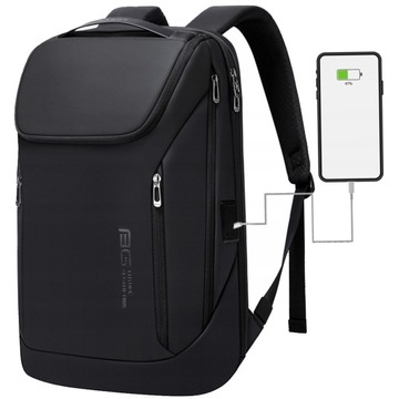 PLECAK miejski BANGE na LAPTOPA 15,6 TABLET USB Elegancki Stylowy Casual