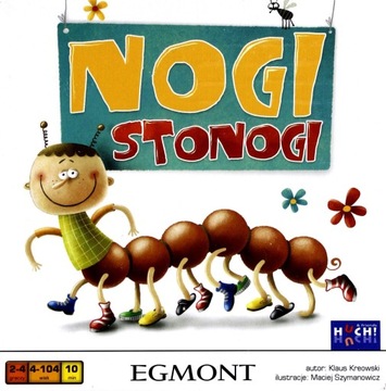 NOGI STONOGI GRA PLANSZOWA (TWARDA) - KALUS KREOWS