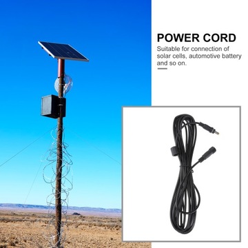 Kabel przedłużający do lampy słonecznej Kabel zasilający