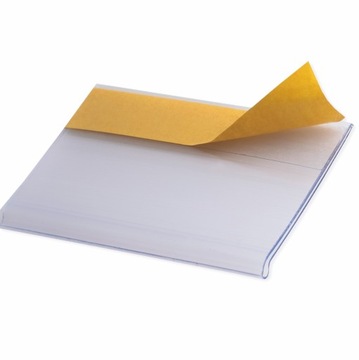 KIESZENIE SAMOPRZYLEPNE NA ETYKIETY CENÓWKI 39X75 MM - 100 SZT