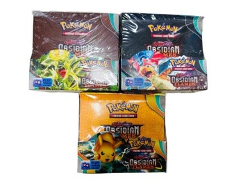 KARTY POKEMON 360 KART obsidian flames MEGA BOX