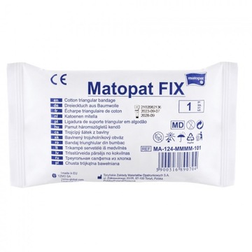 Chusta trójkątna FIX bawełniana 134x95x95cm
