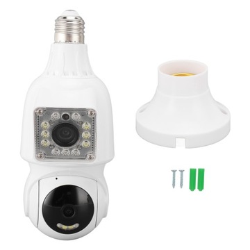 Камера видеонаблюдения E9 с двойной линзой FHD 1080P и поворотом на 360 градусов