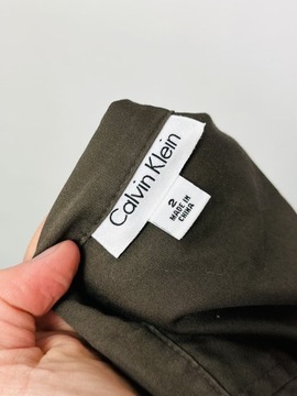 Sukienka prosta khaki S 36 Calvin Klein