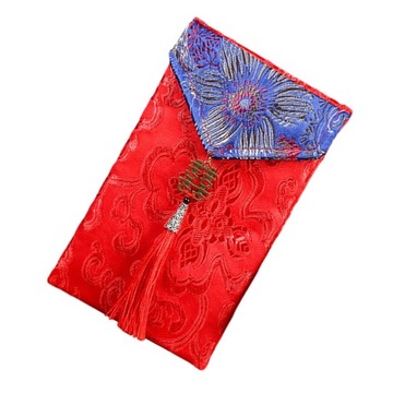 Китайский Лунный Новый Год Красный Конверт Денег Подарочный Стиль D Вертикальный