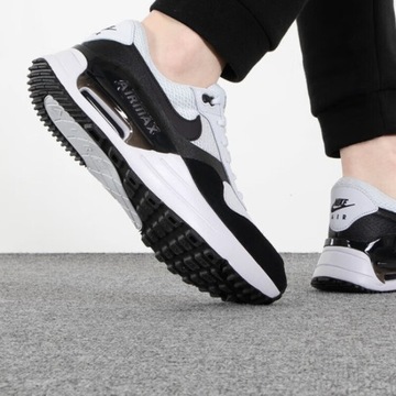 Buty Męskie NIKE AIR MAX SYSTM retro sportowe czarne wygodne białe