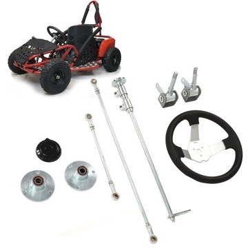 Комплект рулевого колеса 300 мм для картинга, шаровой шарнир рулевой рейки, Нью-Мексико