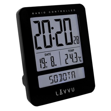 Budzik cyfrowy LAVVU data temperatura JĘZYK POLSKI