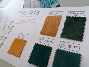 ПРОБНИК ОБИВОЧНОЙ ТКАНИ MATT VELVET MINI PATCH