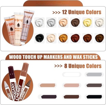 РЕМКОМПЛЕКТ ДЛЯ ДЕРЕВА МЕБЕЛЬНЫЕ ПАНЕЛИ НАПОЛЬНЫЕ МАРКЕРЫ НАПОЛНИТЕЛИ