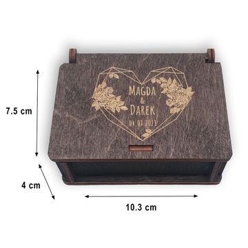 Деревянная шкатулка для ФУНКЦИИ + ГРАВИРОВКА